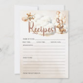 RECIPS Baby Shower Game Niedlich Bear Einladung (Vorderseite)