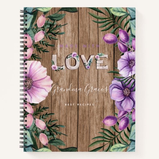 RECIPS - Heirloom Geschenk Großmutter Mama Notizblock (Vorderseite)