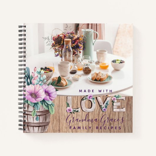 RECIPS - Heirloom Geschenk Großmutter Mama Notizblock (Vorderseite)