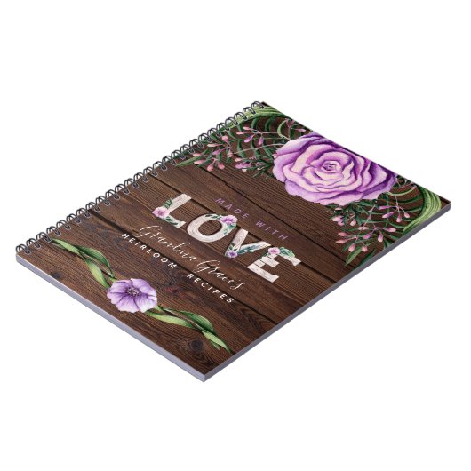 RECIPS - Heirloom Geschenk Großmutter Mama Notizblock (Linke Seite)