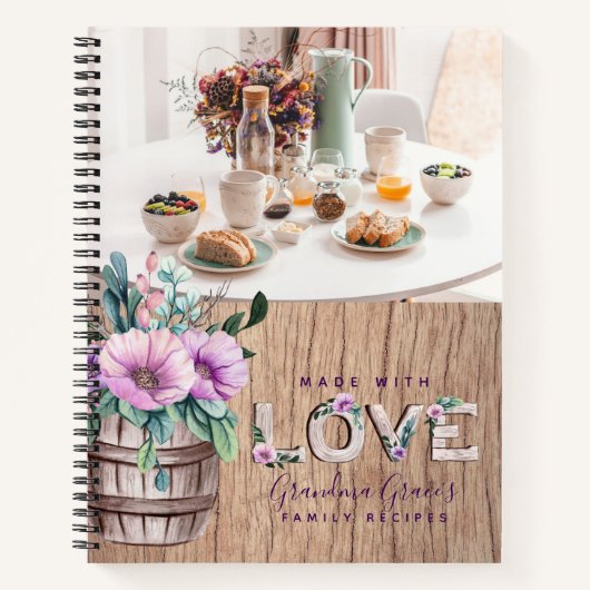 RECIPS - Heirloom Geschenk Großmutter Mama Notizblock (Vorderseite)