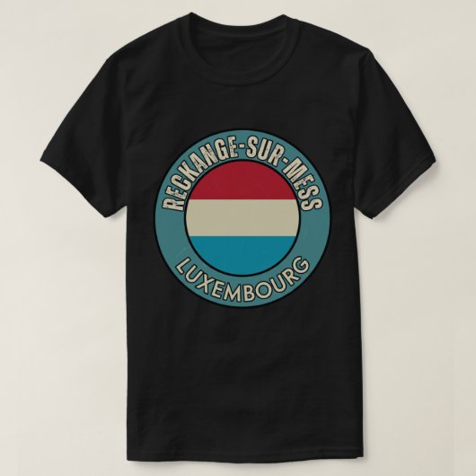 Reckingen/Mess, Luxemburg T-Shirt (Design vorne)