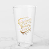 Recklessness Is the Beginning of the End Glas (Vorderseite)