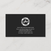 Reckschlauch Visitenkarte (Rückseite)