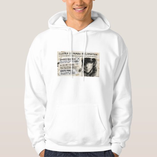 Reclaim the Vibe Hoodie – Raw Art, Real Mood, Zero (Vorderseite)