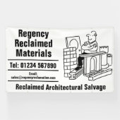 Reclaimed Materials Architectural Salvage Banner (Horizontal)