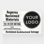 Reclaimed Materials Architectural Salvage & Logo Banner (Horizontal)