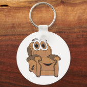 Recliner Cartoon Schlüsselanhänger (Vorderseite)