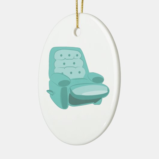 Recliner Keramik Ornament (Links)