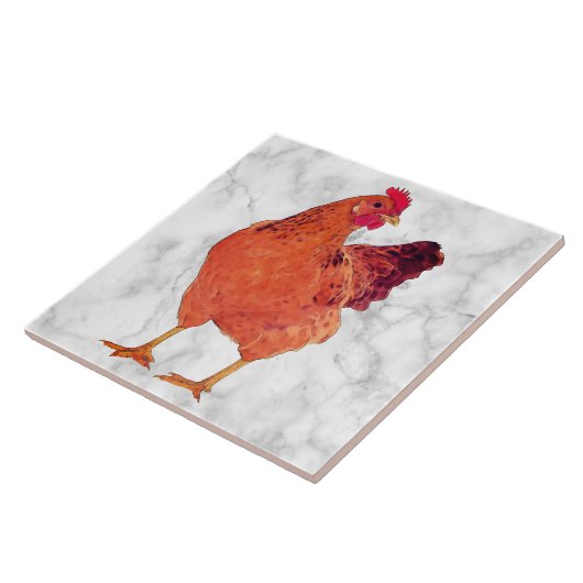 Recoleta Chicken L - Große Keramik Tile Fliese (Seite)