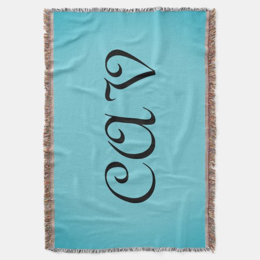 Recoleta Cornflower Blue Decke (Vorderseite Vertikal)