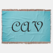 Recoleta Cornflower Blue Decke (Vorderseite)