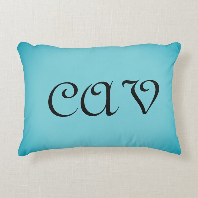 Recoleta Cornflower Blue Dekokissen (Vorderseite)