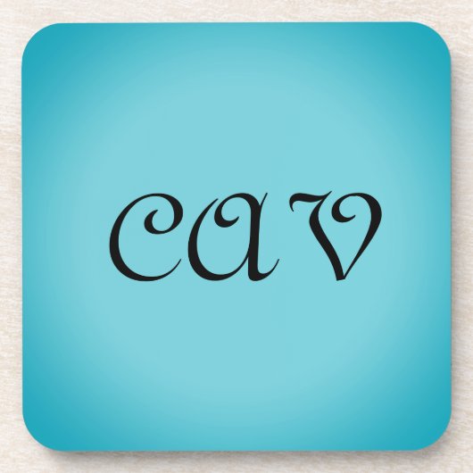 Recoleta Cornflower Blue Getränkeuntersetzer (Vorderseite)