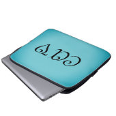 Recoleta Cornflower Blue Laptopschutzhülle (Vorne Knopf)