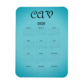 Recoleta Cornflower Blue Magnet (Vertikal)