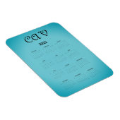 Recoleta Cornflower Blue Magnet (Rechte Seite)