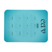 Recoleta Cornflower Blue Magnet (Horizontal)