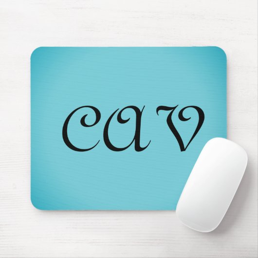 Recoleta Cornflower Blue Mousepad (Mit Mouse)