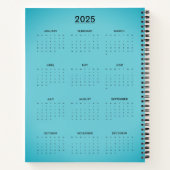 Recoleta Cornflower Blue Notizblock (Rückseite)