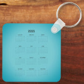 Recoleta Cornflower Blue Schlüsselanhänger (Rückseite)