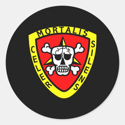 Recon Black Runder Aufkleber (Vorderseite)