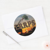 Recon LRP LRPS LURPS Vietnam Nam War Runder Aufkleber (Umschlag)