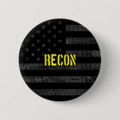 Recon Subdudued American Flag Button (Vorderseite)