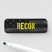 Recon Subdudued American Flag Namensschild (Beispiel)