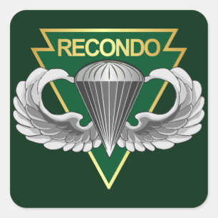 Recondo Quadratischer Aufkleber