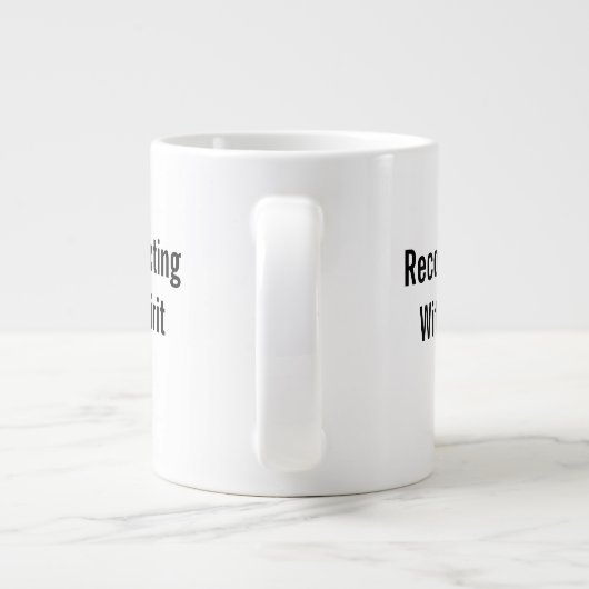 Reconnecting With Spirit Jumbo-Tasse (Rückseite)