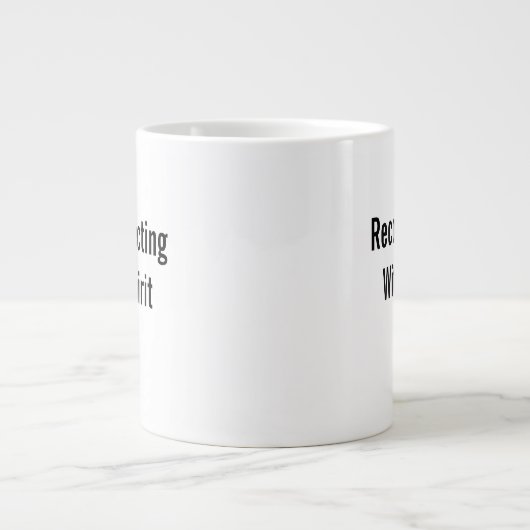 Reconnecting With Spirit Jumbo-Tasse (Vorderseite)