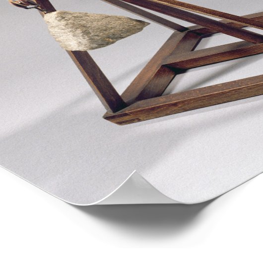 Reconstruction of da Vinci's design Poster (Ecke)