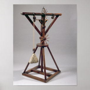 Reconstruction of da Vinci's design Poster