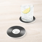 Record Album Names Date Wedding / Anniversary Getränkeuntersetzer (Seite)