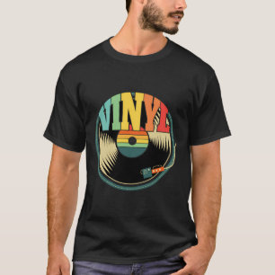 Record Collector Gips Vintage Vinyl Music T-Shirt