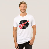 Record Logo Tri-Blend Shirt (Vorderseite voll)