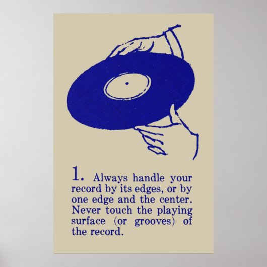 Record Player Poster (Vorne)