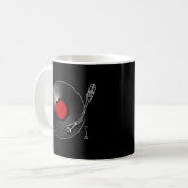 Record Player - Vinyl Music Kaffeetasse (Vorderseite Links)