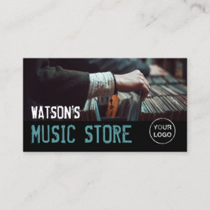Record Select, Music Store Business Card Visitenkarte