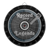Record Shop Legends Music Decke Dartboard Dartscheibe (vorne)