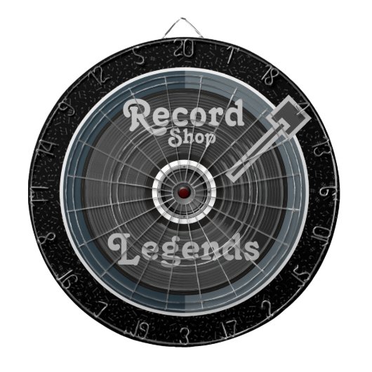Record Shop Legends Music Decke Dartboard Dartscheibe (vorne)