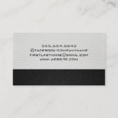 Record Vinyl Flame Visitenkarte (Rückseite)