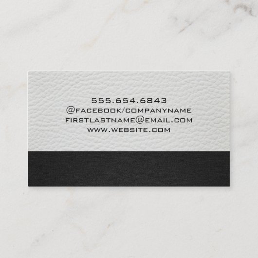 Record Vinyl Flame Visitenkarte (Rückseite)