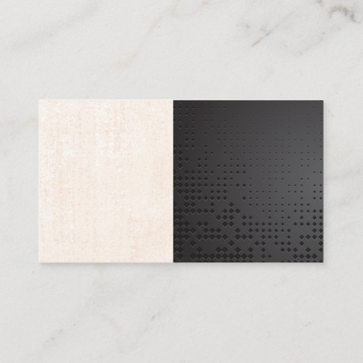 Record Vinyl Flame Visitenkarte (Rückseite)