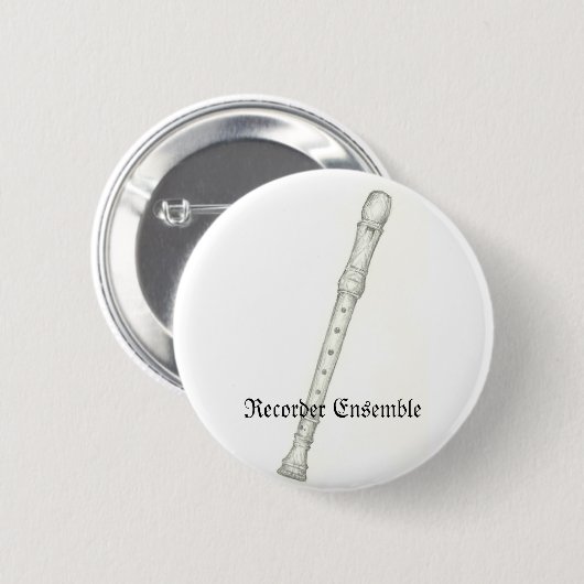 Recorder-Ensemble Button (Vorne & Hinten)