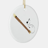 Recorder-Flöte Keramik Ornament (Rechts)