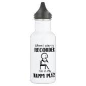 Recorder Happy Place Edelstahlflasche (Links)