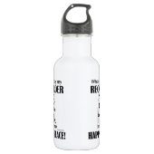 Recorder Happy Place Edelstahlflasche (Vorderseite)