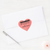 Recorder ist nicht alles Heart Sticker (Umschlag)